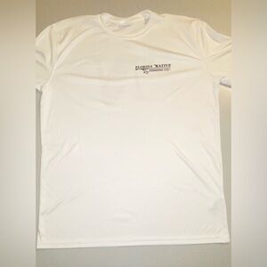 Florida Native Fishing Co White Longsleeve Fishing Shirt Size XL